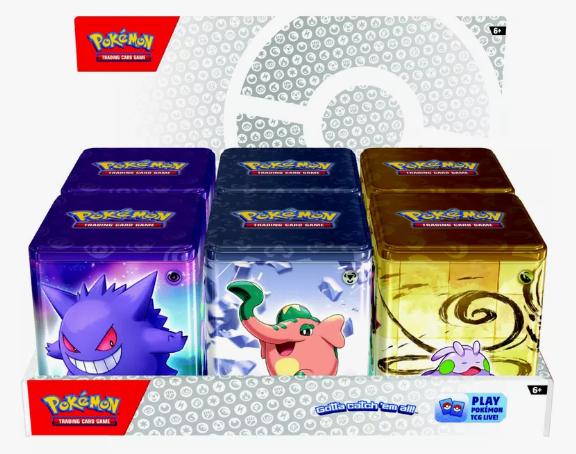 Pokemon Stacking Tin Spring 2024