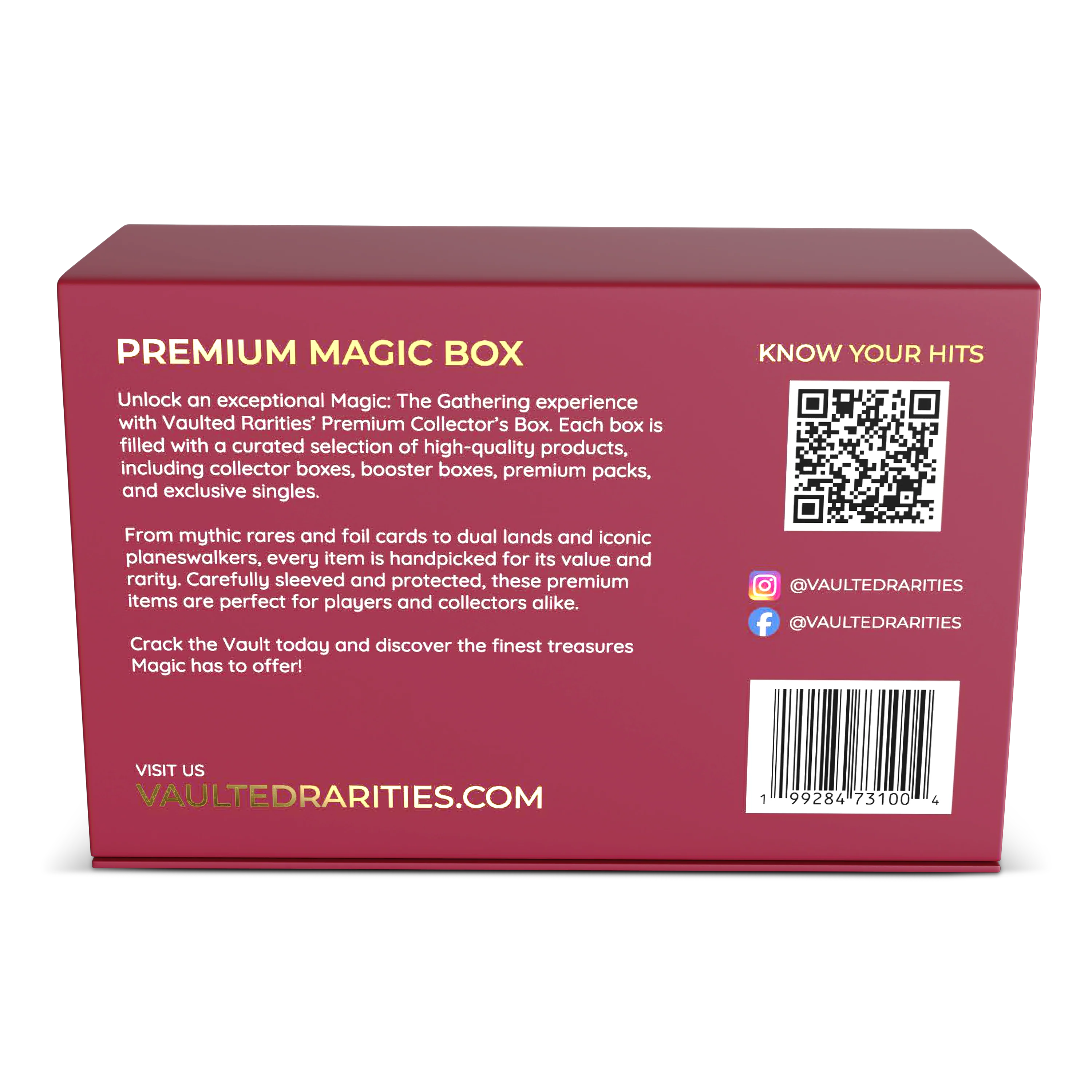 Vaulted Rarities: Magic the Gathering Premium Box (Red Edition)