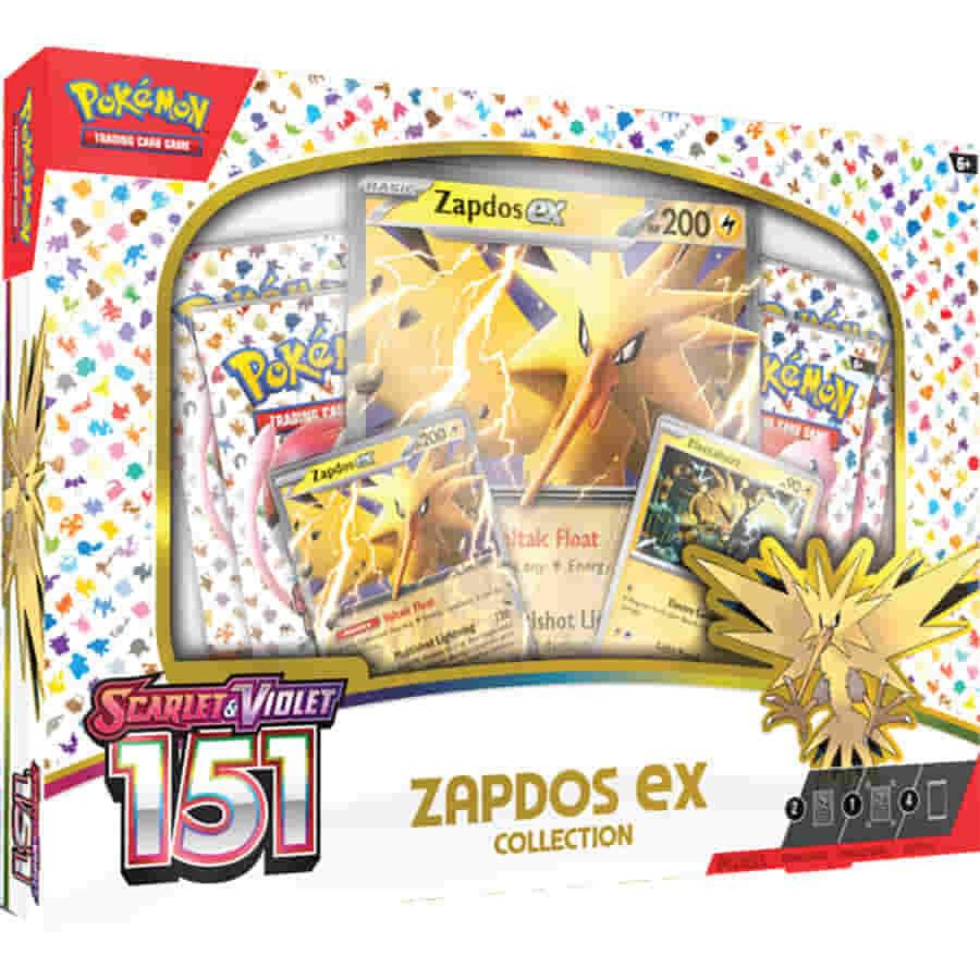 Pokemon Scarlet and Violet - 151 Zapdos ex Collection