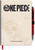 One Piece Straw Hat Pirates Notebook Journal Signed by Taz Skylar