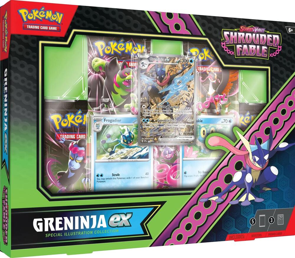 Pokemon Scarlet and Violet - Shrouded Fable Greninja Ex