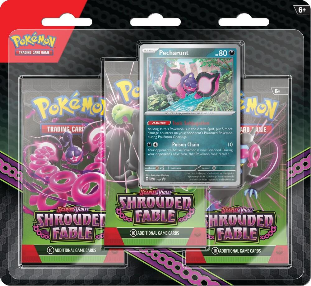 Pokemon Scarlet and Violet - Shrouded Fable 3-Pack Blister