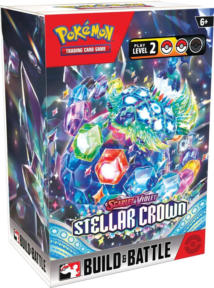 Pokemon Scarlet and Violet - Stellar Crown Build & Battle Trading Cards