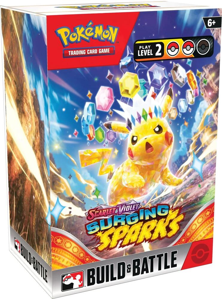 Pokemon Scarlet and Violet - Surging Sparks Build & Battle Trading Cards