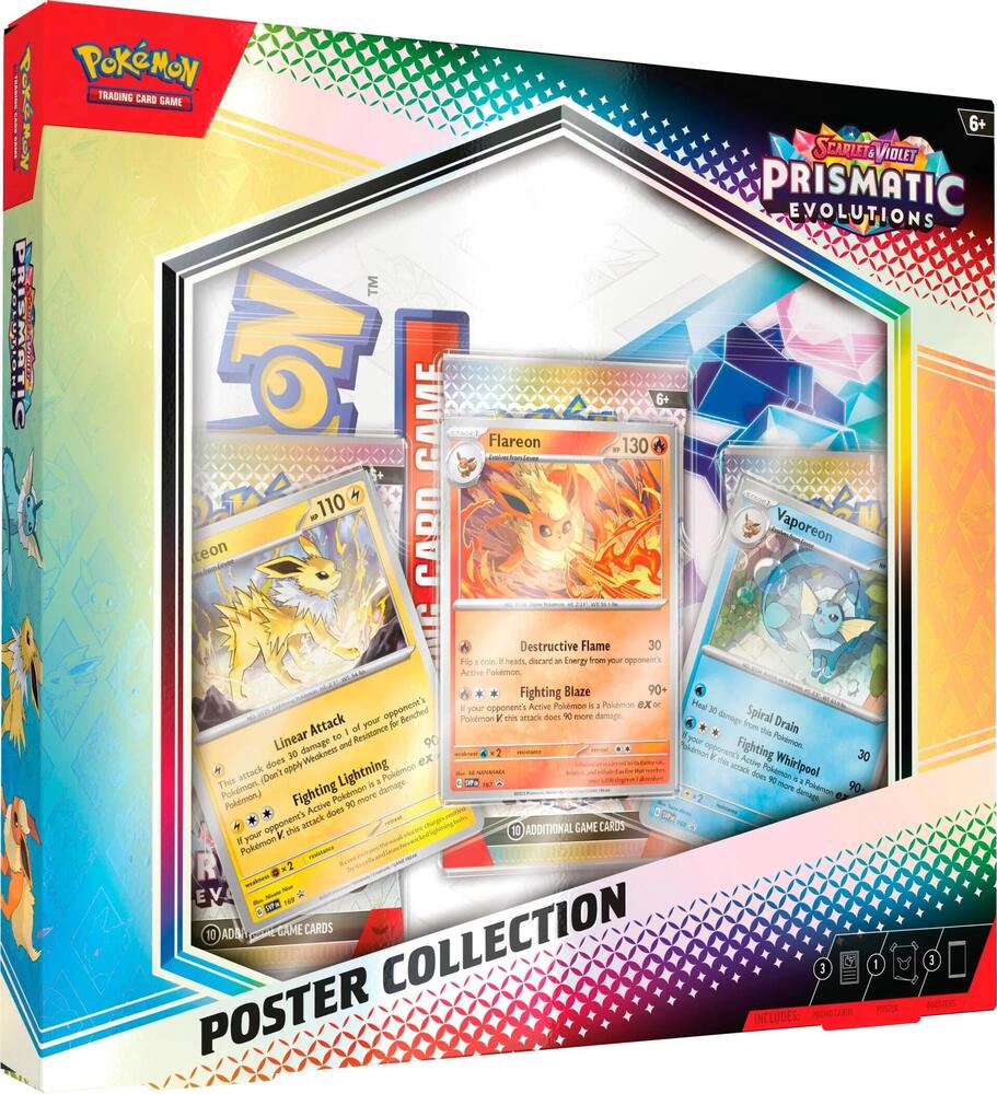 Pokemon Scarlet & Violet Prismatic Evolutions Poster Collection Trading Cards