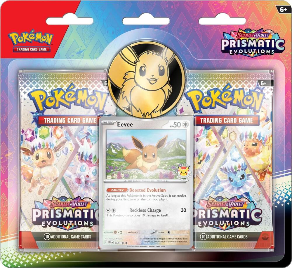 Pokemon Scarlet and Violet Prismatic Evolutions Blister Trading Cards