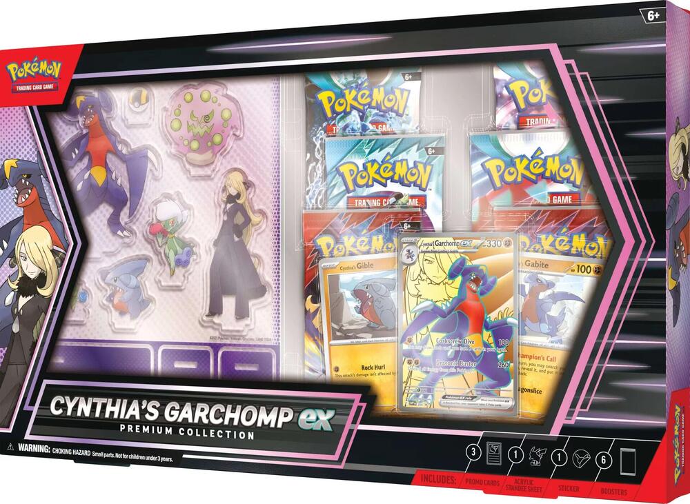 Pokemon Cynthia's Garchomp ex Premium Collection Trading Cards