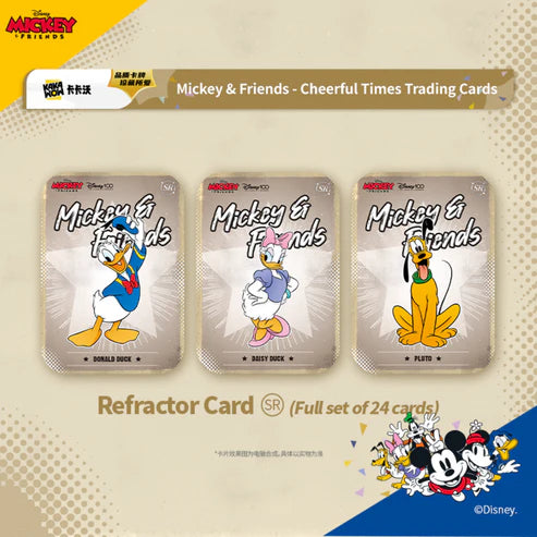 Kakawow HotBox Mickey and Friends Cheerful Times Trading Cards