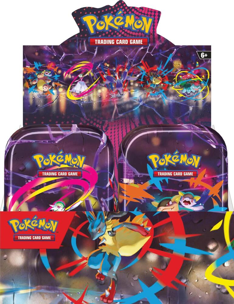 Pokemon Mega Evolution Mega Heroes Mini Tin Trading Cards