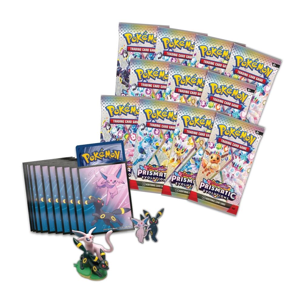 Pokemon Scarlet & Violet Prismatic Evolutions Premium Figure Collection Trading Cards
