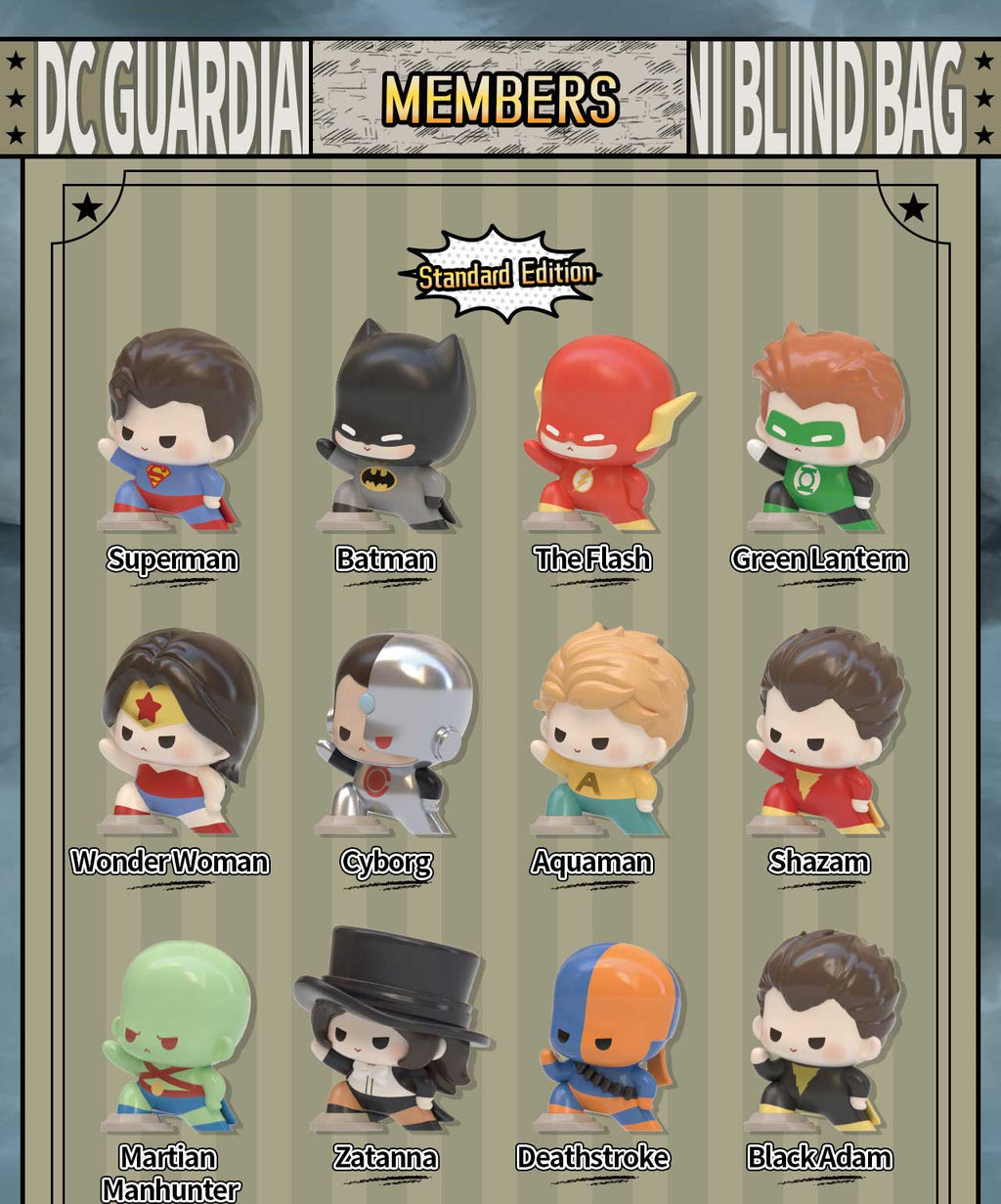 Hey Dolls Guardians of Justice Mini Blind Bag Figures