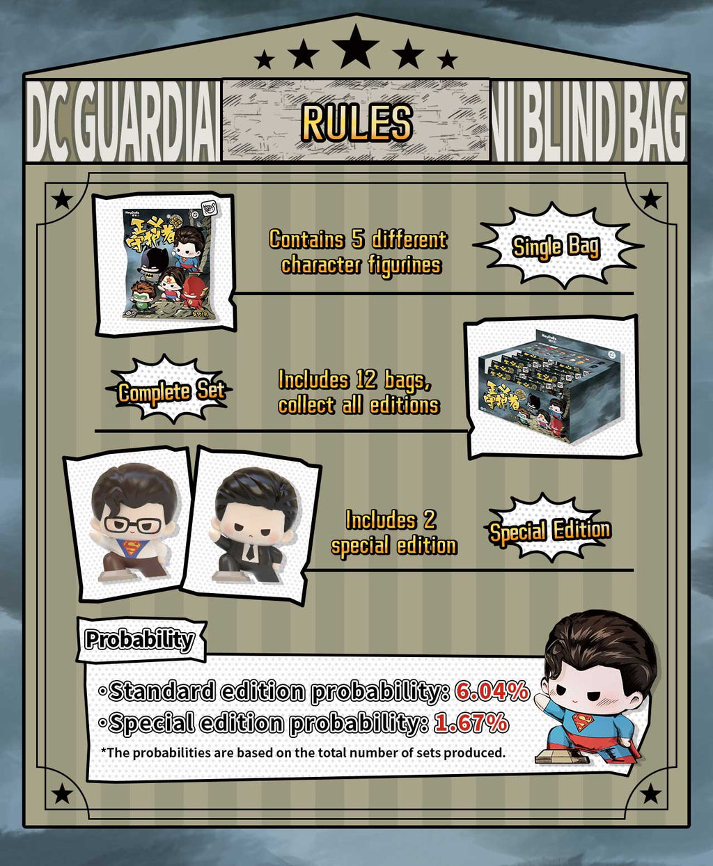 Hey Dolls Guardians of Justice Mini Blind Bag Figures