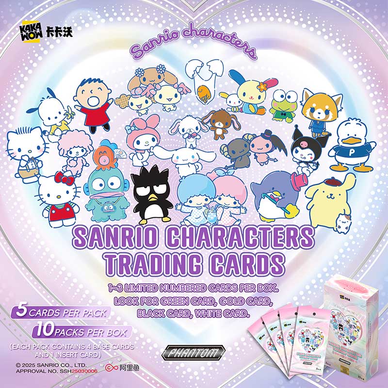 2025 Kakawow Hello Kitty Sanrio Characters Phantom Hobby Trading Cards