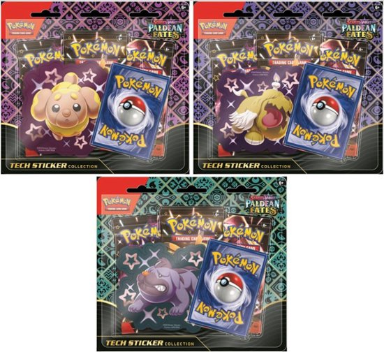 Pokemon Scarlet and Violet - Paldean Fates Tech Sticker Collection