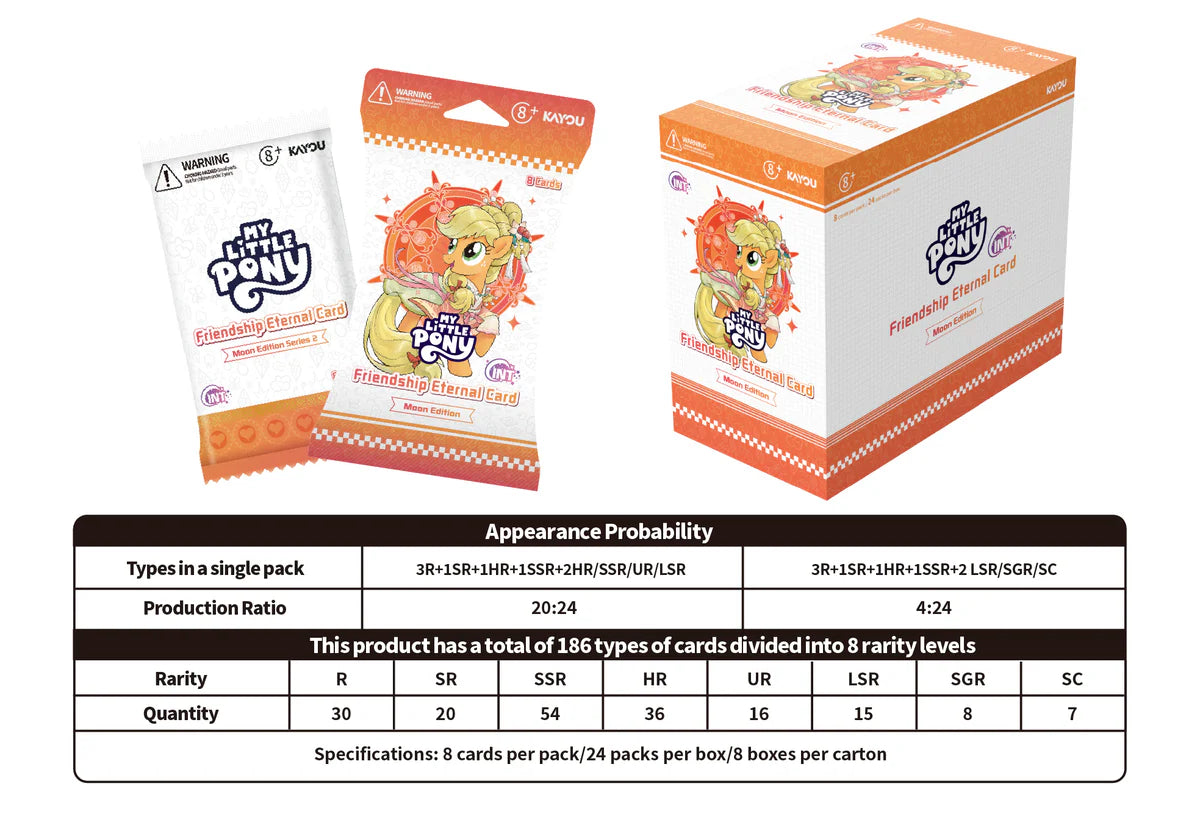 Kayou My Little Pony Friendship Eternal Moon Edition Trading Cards