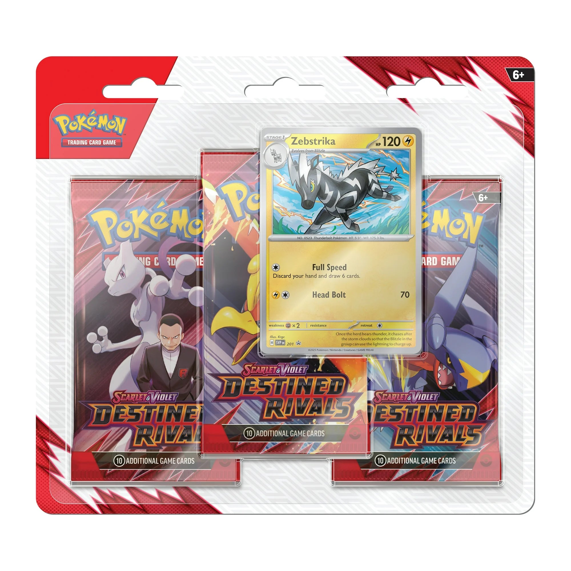 Pokemon Scarlet and Violet - Destined Rivals 3-Pack Blister Trading Cards