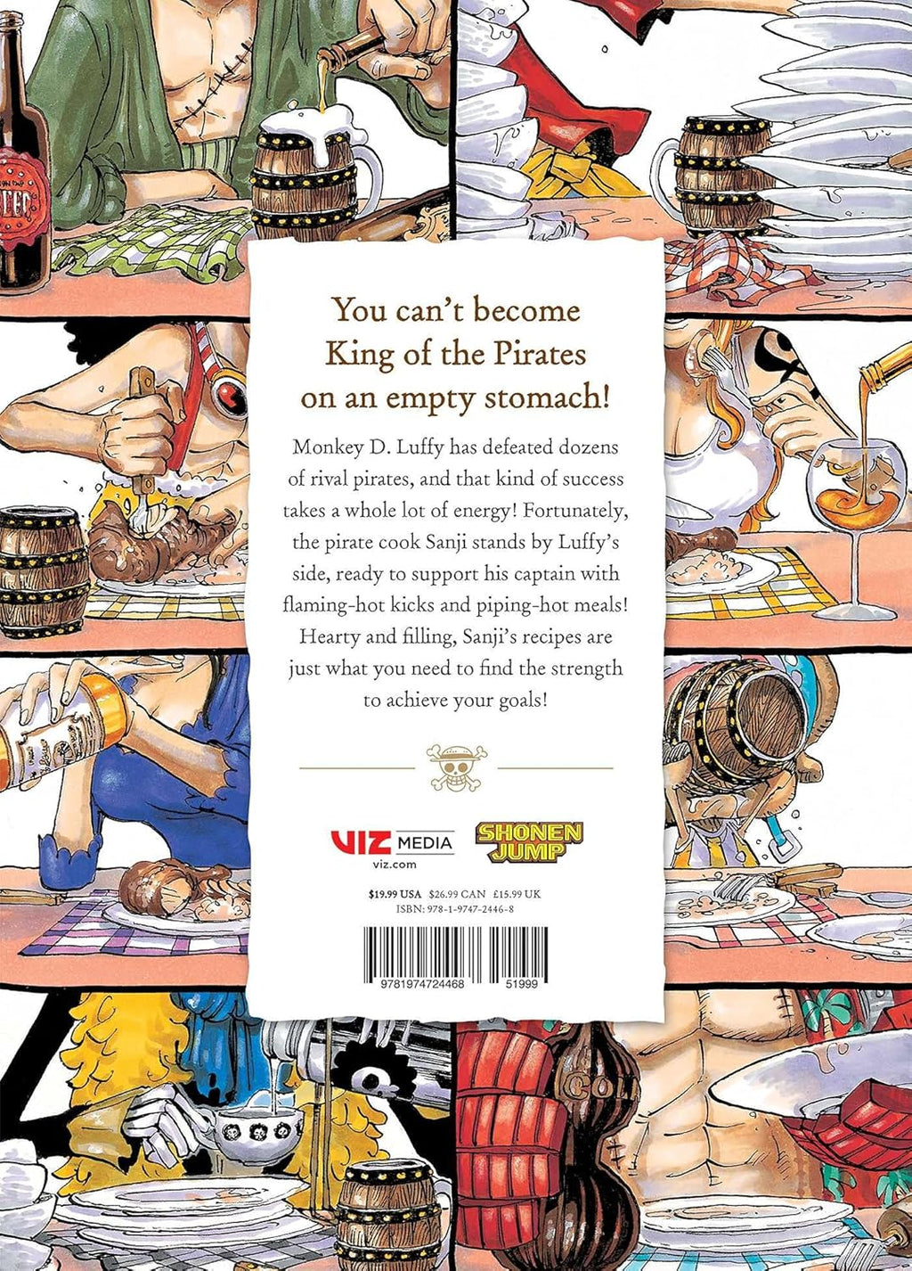 One Piece Pirate Recipes Hardcover Book Signed by Taz Skylar