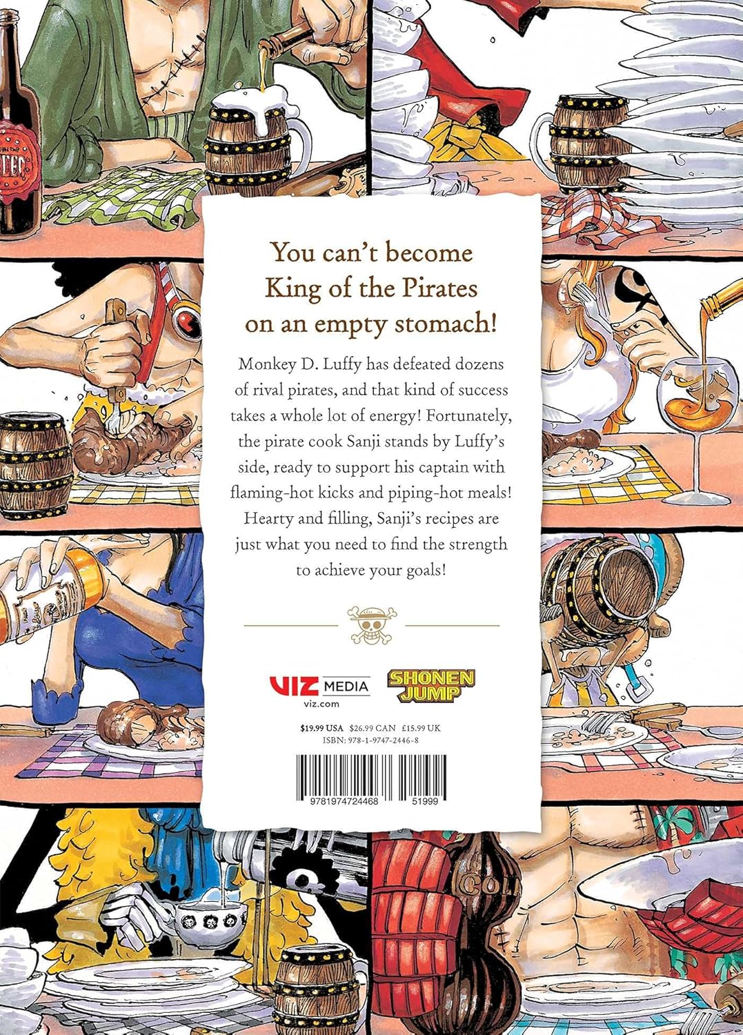 One Piece Pirate Recipes Hardcover Book Signed by Taz Skylar