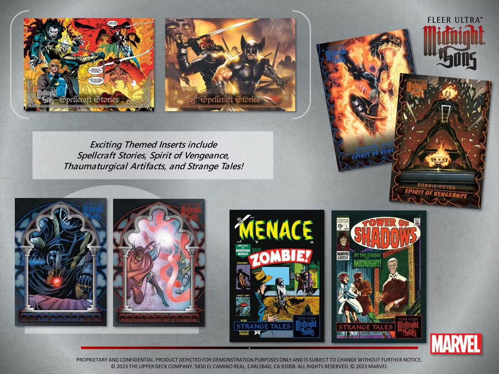 2023 Upper Deck Marvel Fleer Ultra Midnight Sons Hobby Trading Cards