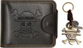 One Piece Straw Hat Luffy Wallet Signed by Taz + Keychain