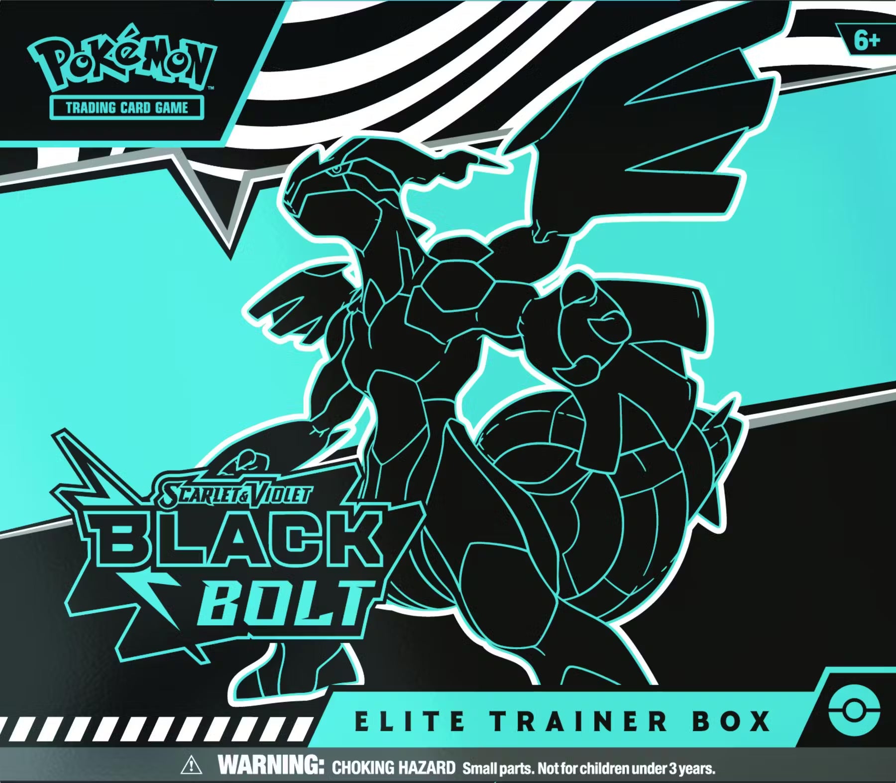 Pokemon Scarlet and Violet - Black Bolt Elite Trainer Box Trading Cards