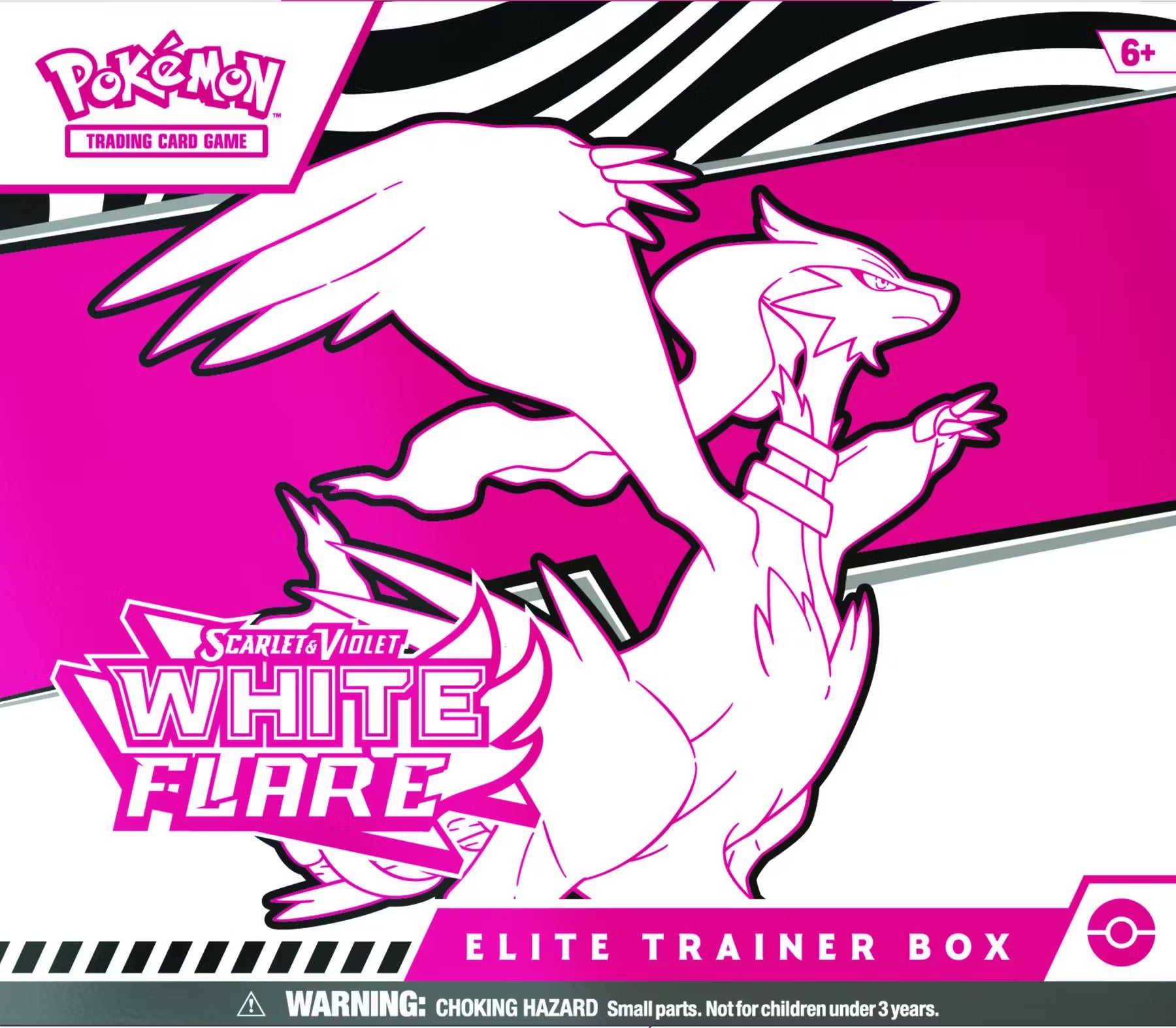 Pokemon Scarlet and Violet - White Flare Elite Trainer Box Trading Cards