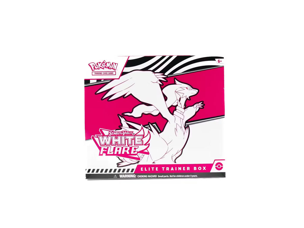 Pokemon Scarlet and Violet - White Flare Elite Trainer Box Trading Cards