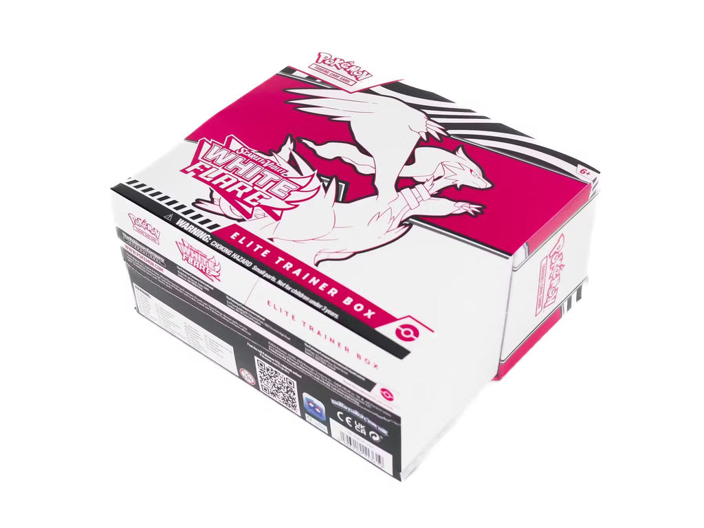 Pokemon Scarlet and Violet - White Flare Elite Trainer Box Trading Cards