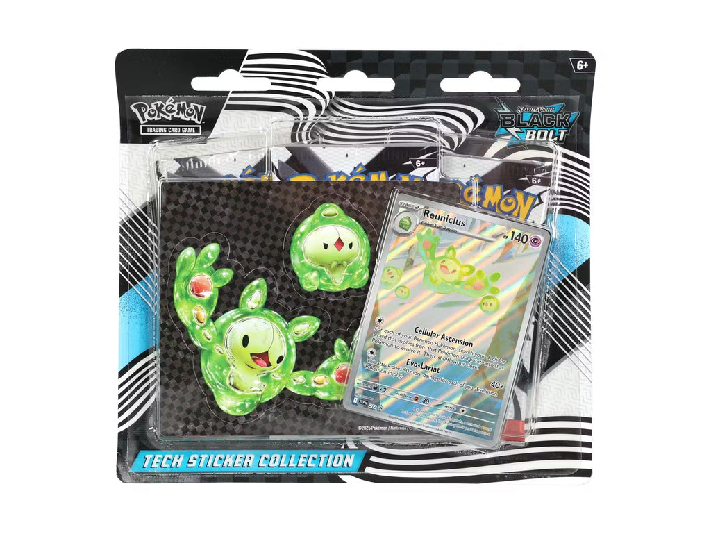 Pokemon Scarlet and Violet - Black Bolt Tech Sticker Collection Trading Cards