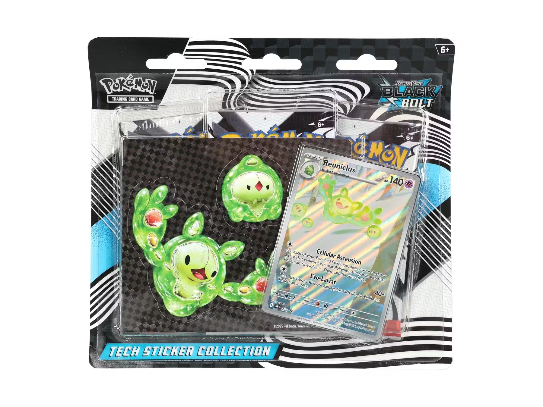Pokemon Scarlet and Violet - Black Bolt Tech Sticker Collection Trading Cards
