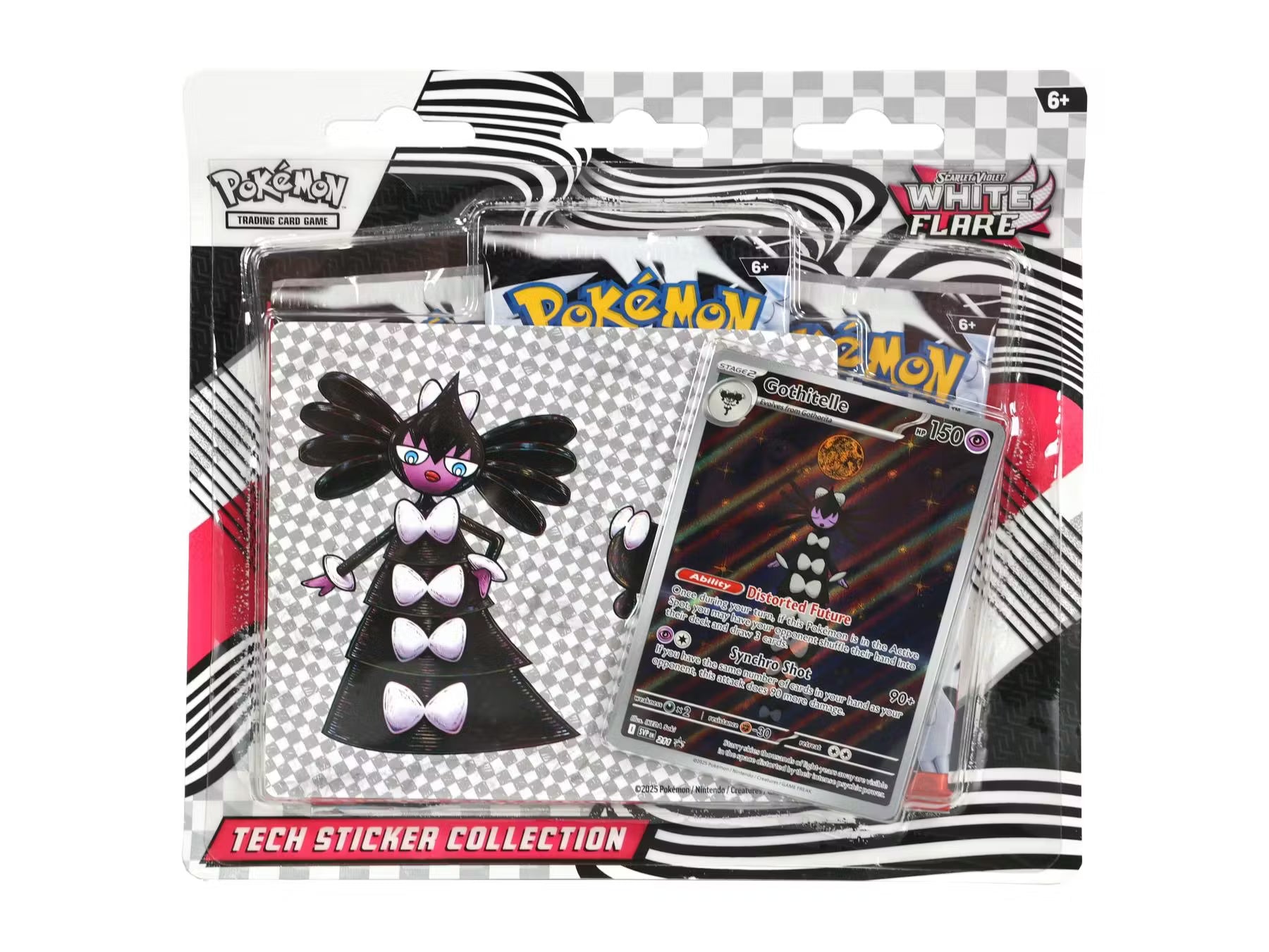 Pokemon Scarlet and Violet - White Flare Tech Sticker Collection Trading Cards