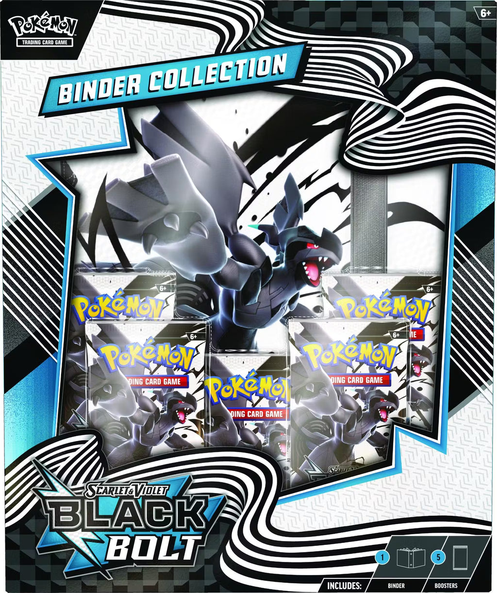Pokemon Scarlet and Violet - Black Bolt Binder Collection Trading Cards