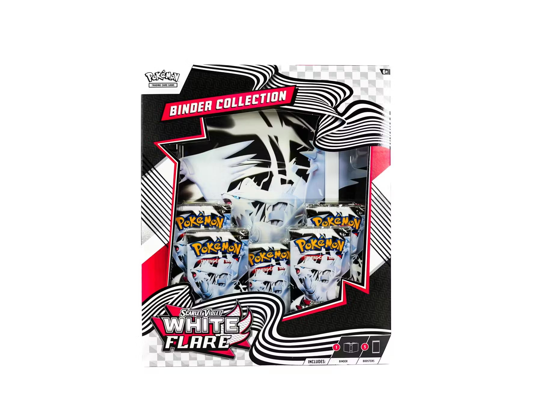 Pokemon Scarlet and Violet - White Flare Binder Collection Trading Cards