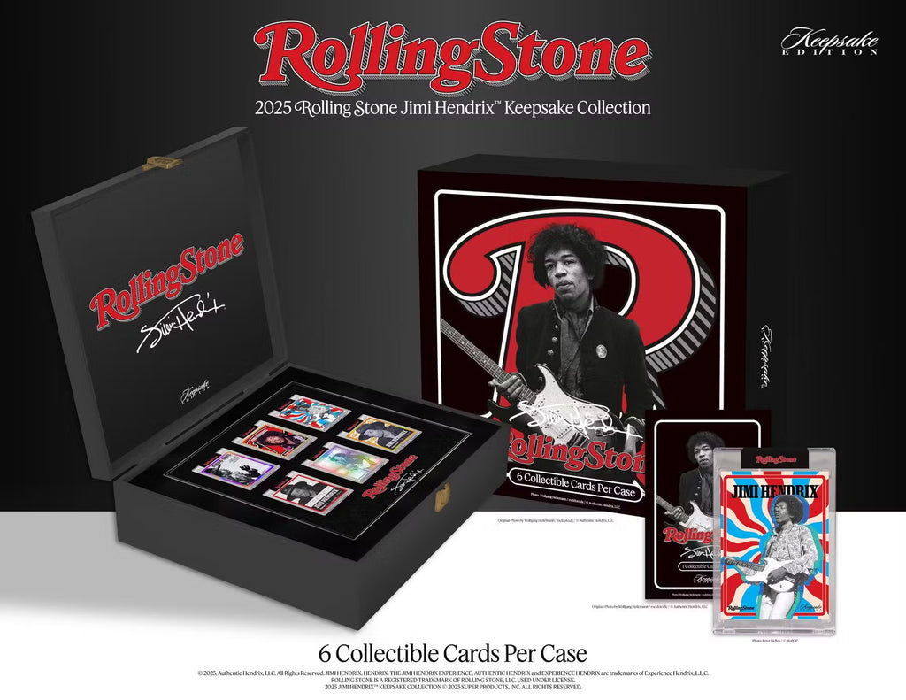 2025 Keepsake Rolling Stone Jimi Hendrix Premiere Edition Hobby Trading Cards