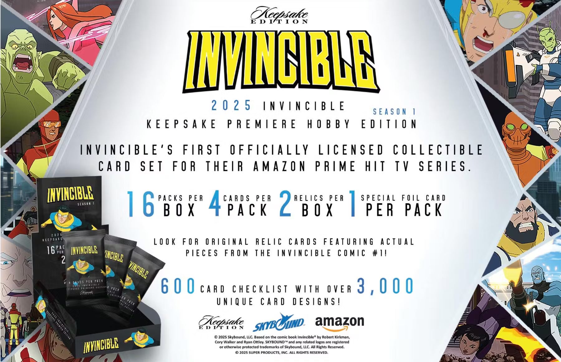 2025 Keepsake Invincible Premiere Edition Hobby Trading Cards