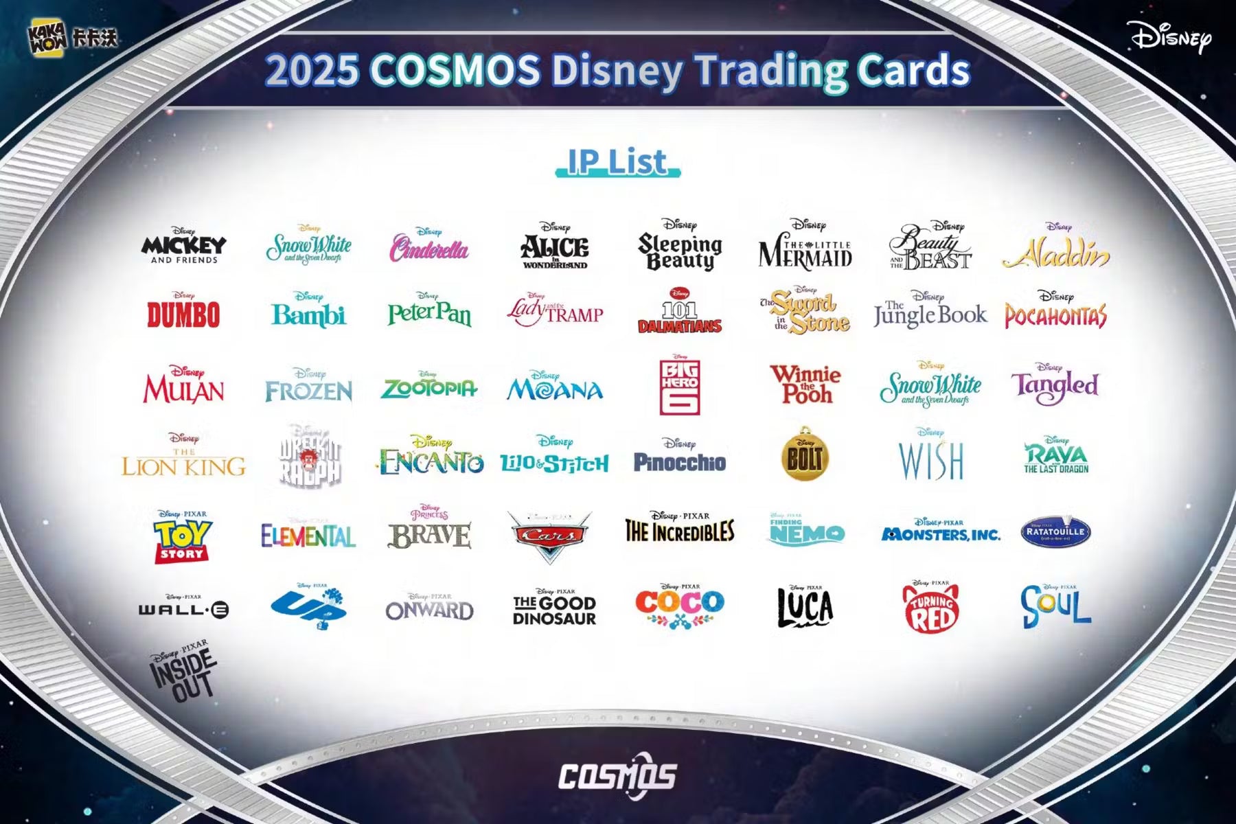 2025 Kakawow Disney Cosmos  Hobby Trading Cards