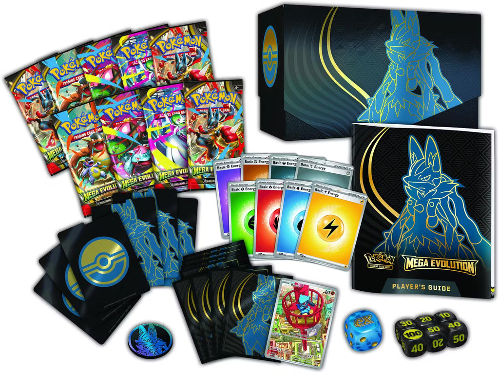 Pokemon Mega Evolution Elite Trainer Box Trading Cards