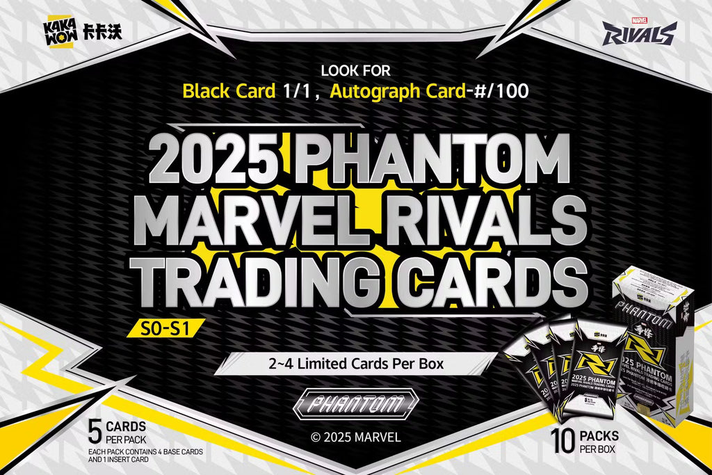 2025 Kakawow Marvel Rivals Phantom Hobby Trading Cards