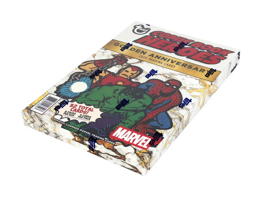 2025 Topps Chrome Marvel Comic Book Heroes 1975 Golden Anniversary Hobby Trading Cards