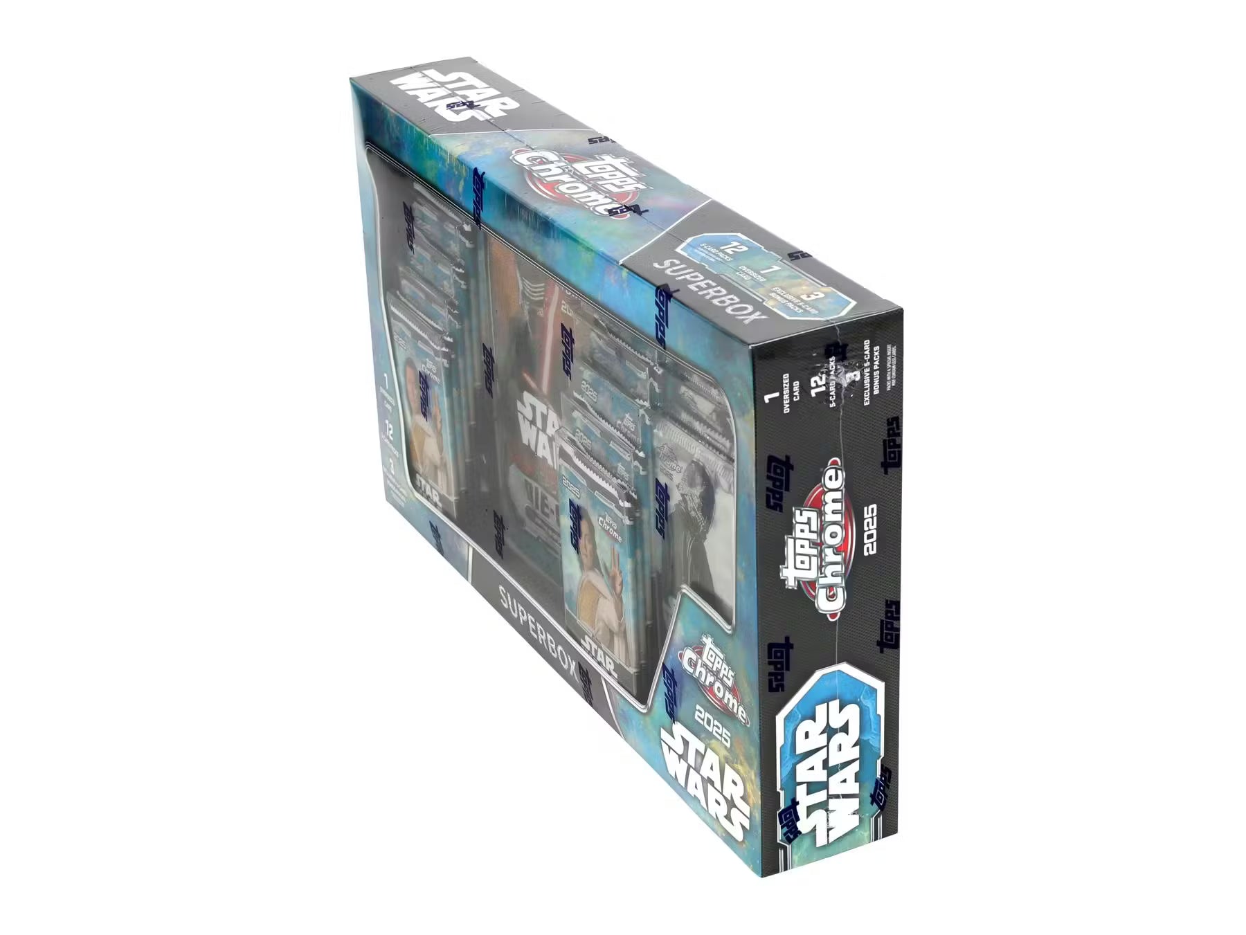 2025 Topps Chrome Star Wars Super Box Trading Cards