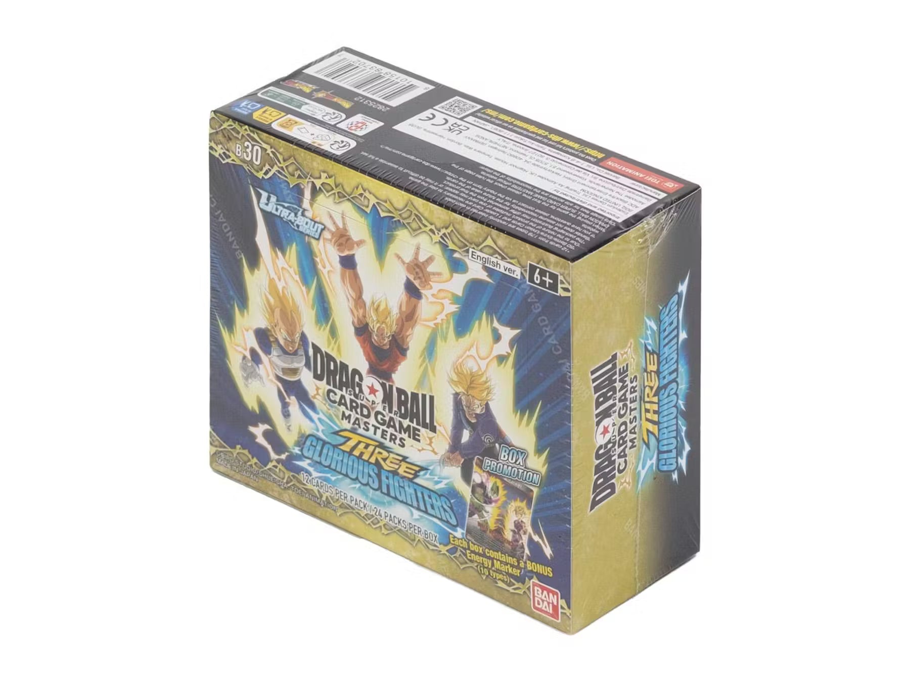 Dragon Ball Super Masters Ultra Bout Three Glorious Fighters Booster Trading Cards