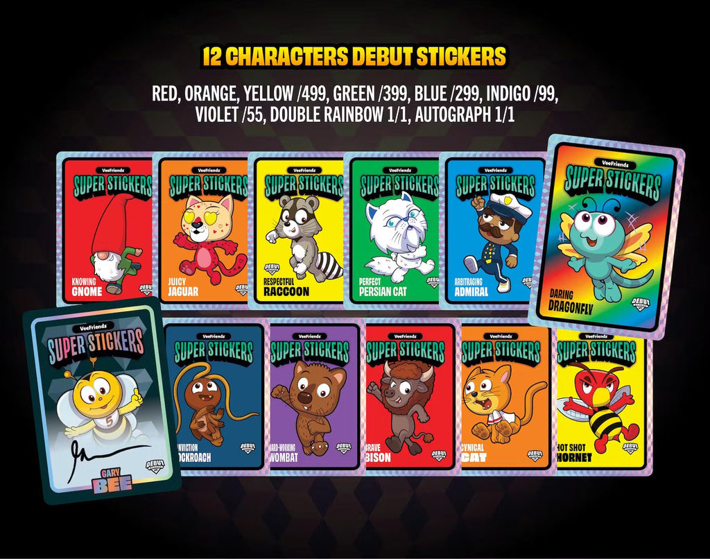 2026 VeeFriends Super Stickers Spectacular Series Trading Cards