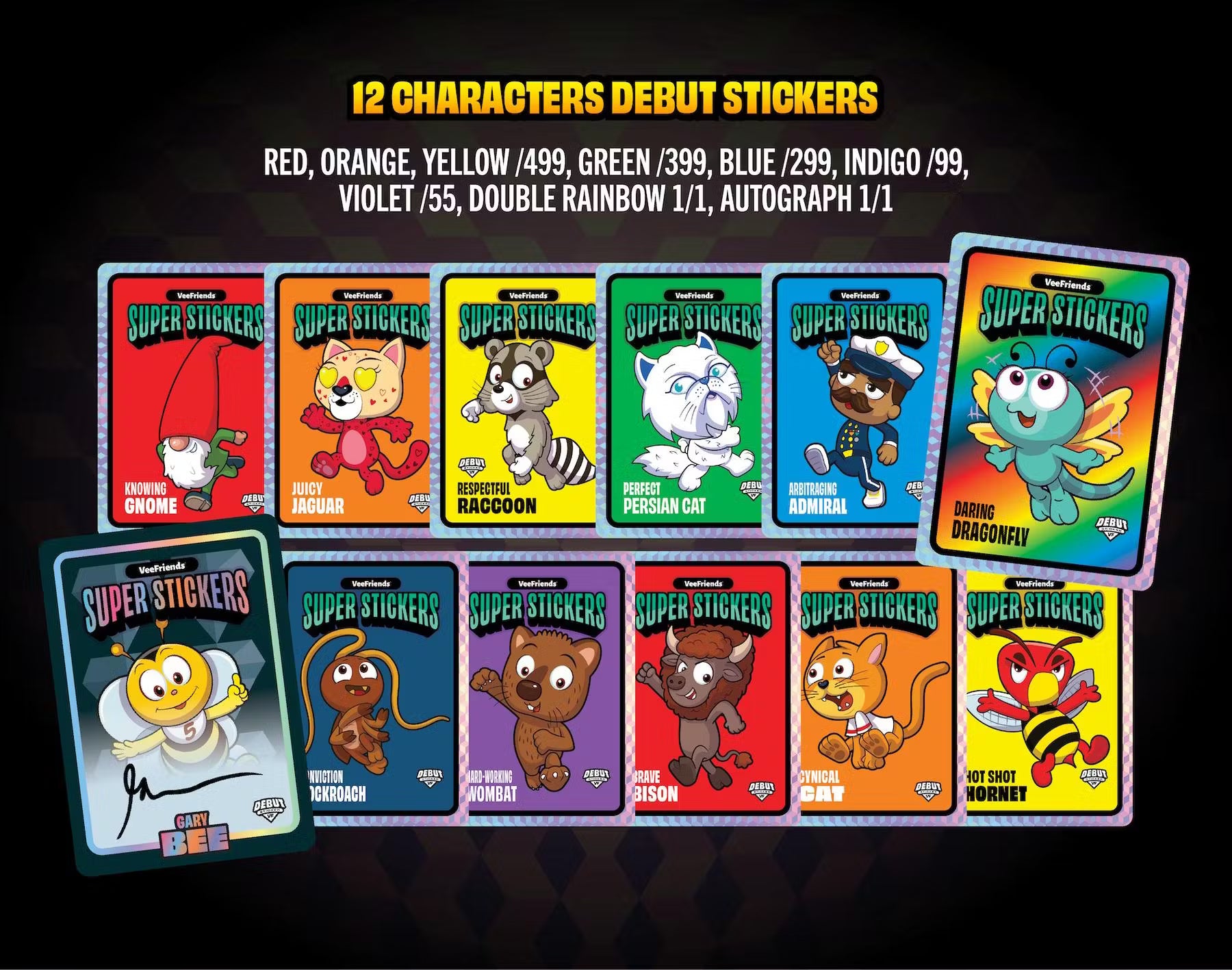 2026 VeeFriends Super Stickers Spectacular Series Trading Cards