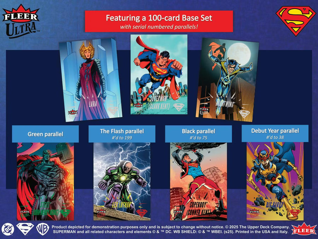 2025 Upper Deck Fleer Ultra Superman Hobby Trading Cards