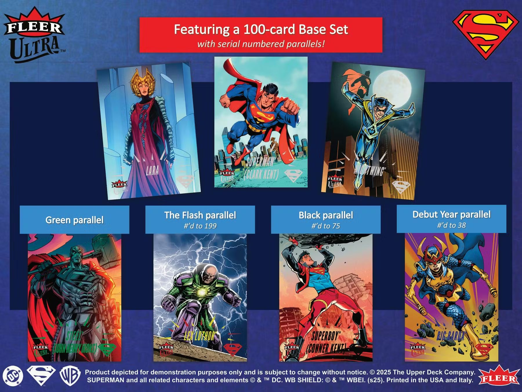 2025 Upper Deck Fleer Ultra Superman Hobby Trading Cards