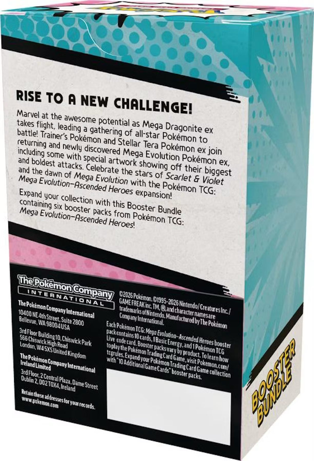 Pokemon Mega Evolution: Ascended Heroes Booster Bundle Trading Cards