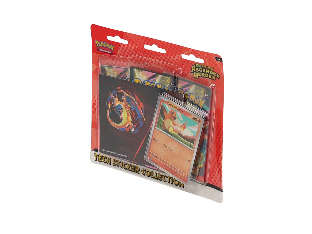 Pokemon Mega Evolution Ascended Heroes Collection Tech Sticker Collection Trading Cards