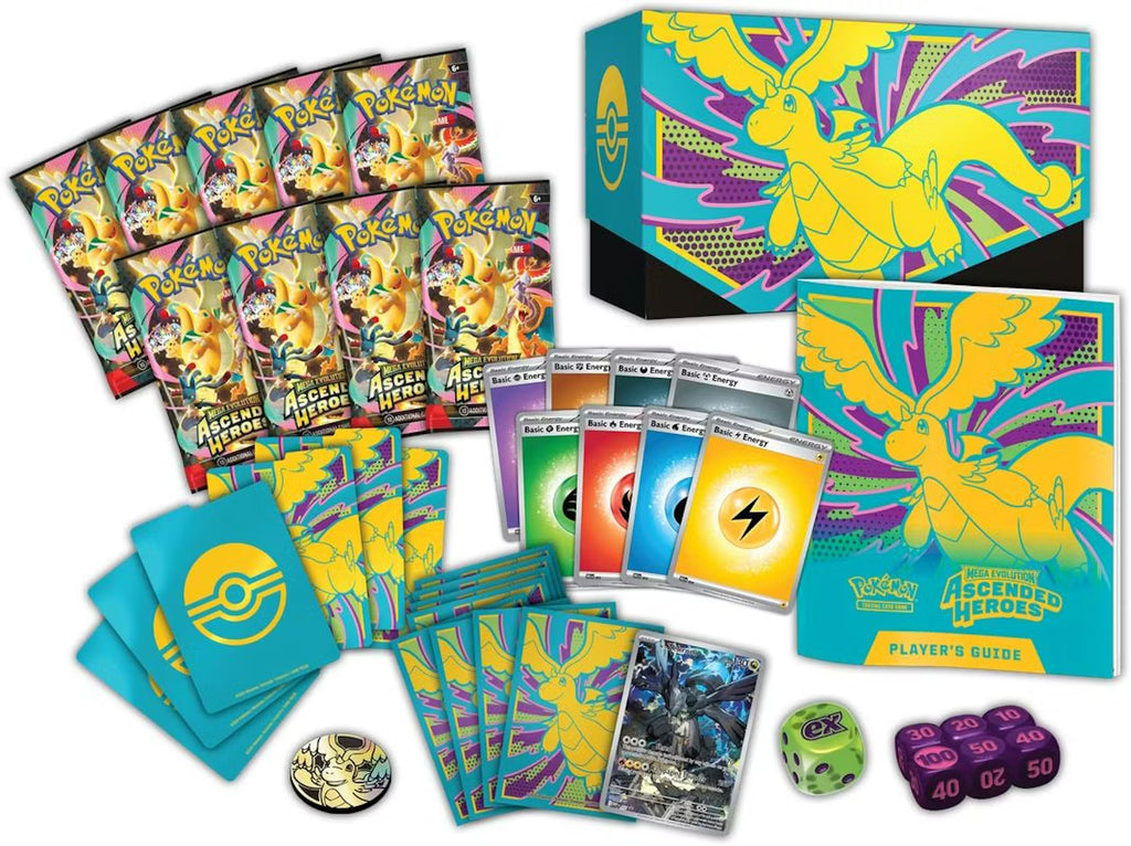 Pokemon Mega Evolution Ascended Heroes Elite Trainer Box Trading Cards