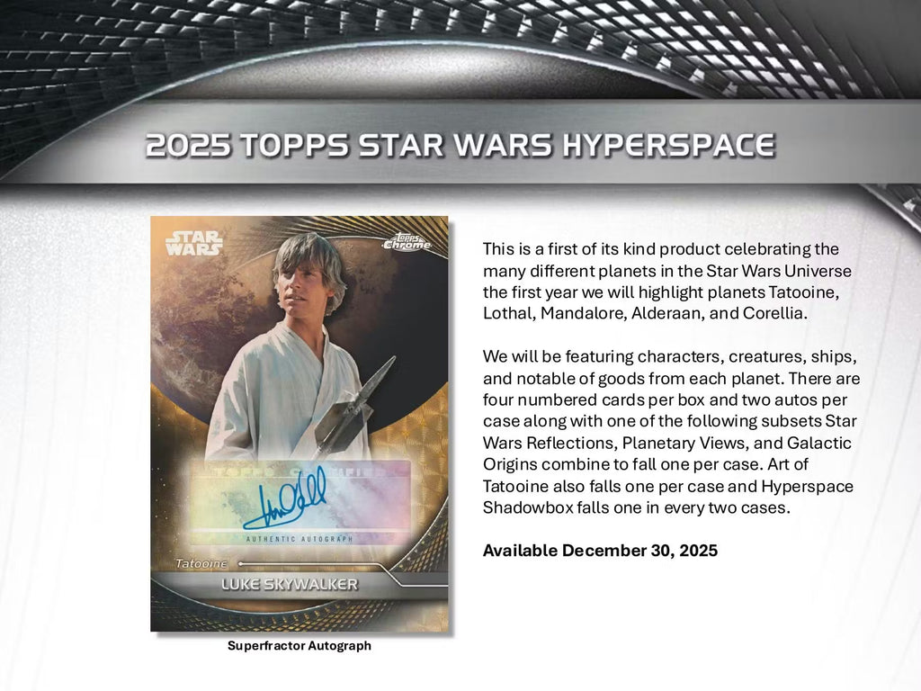 2025 Topps Star Wars Hyperspace Hobby Trading Cards
