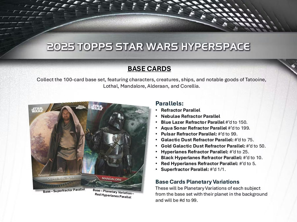 2025 Topps Star Wars Hyperspace Hobby Trading Cards
